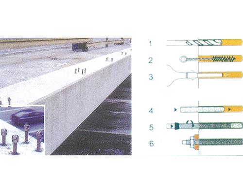 安装化学锚栓